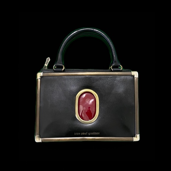 Jean Paul Gaultier Handbags - 90’s Jean Paul Gaultier Leather Window Bag